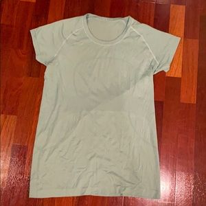 Lululemon Light Mint Tshirt. Size 12